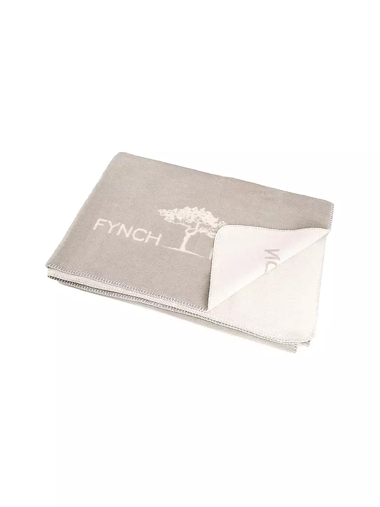FYNCH-HATTON | Wohndecke 150x210cm KOMBERS Elephant Grey | hellgrau