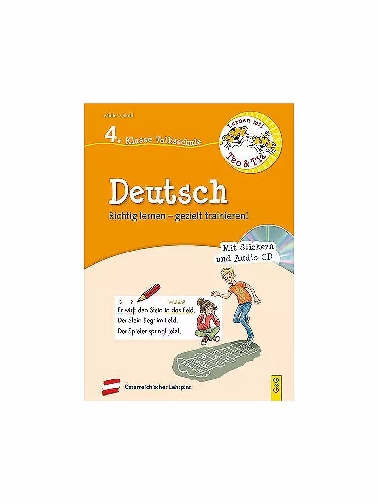 G & G VERLAG | Deutsch - 4. Klasse Volksschule mit Audio-CD | Keine Farbe