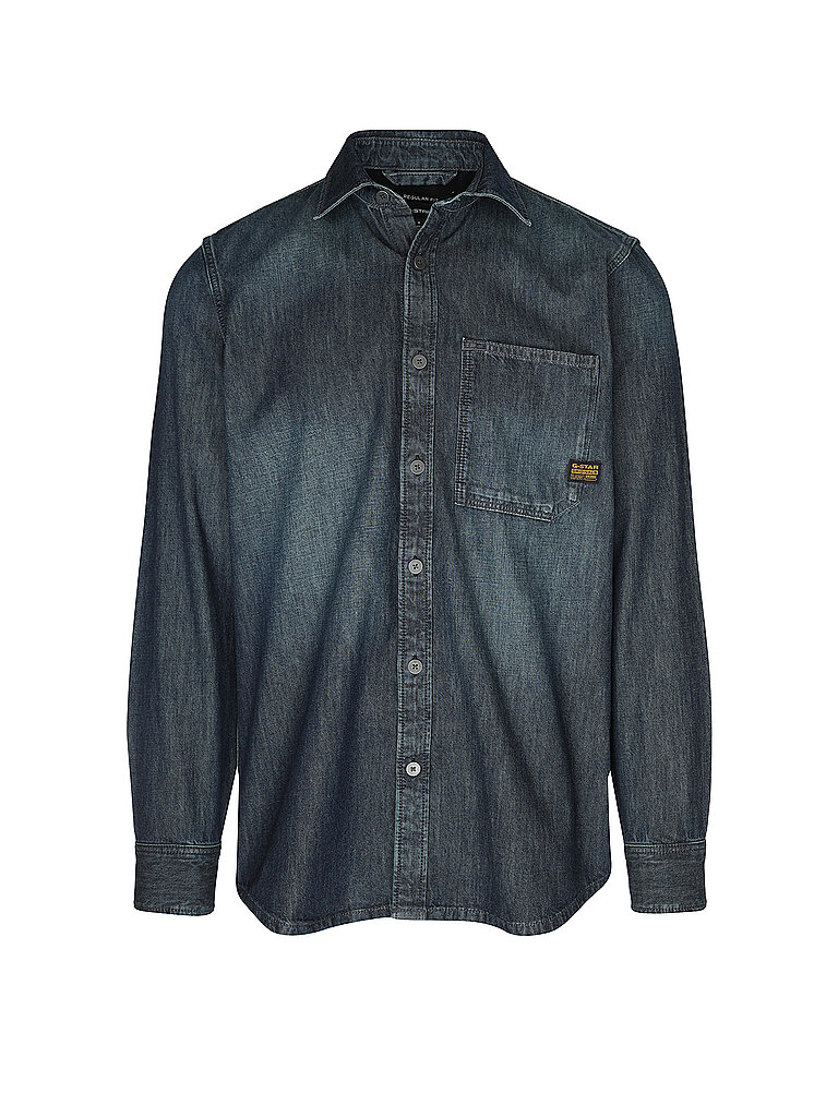 G-STAR RAW Jeanshemd  dunkelblau | L