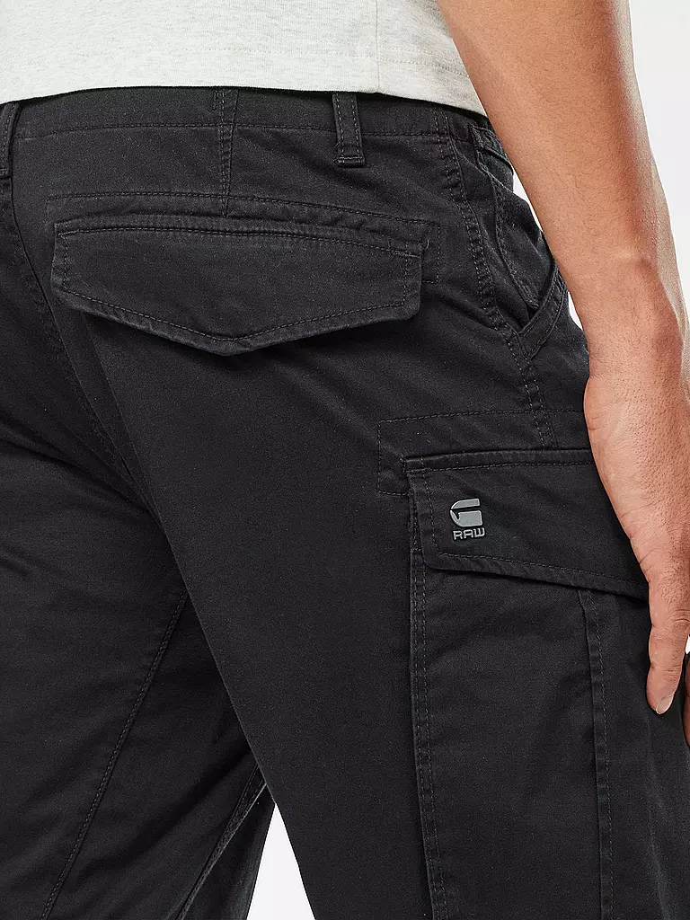 G-STAR RAW | Cargohose Tapered Fit ROVIC ZIP 3D | schwarz