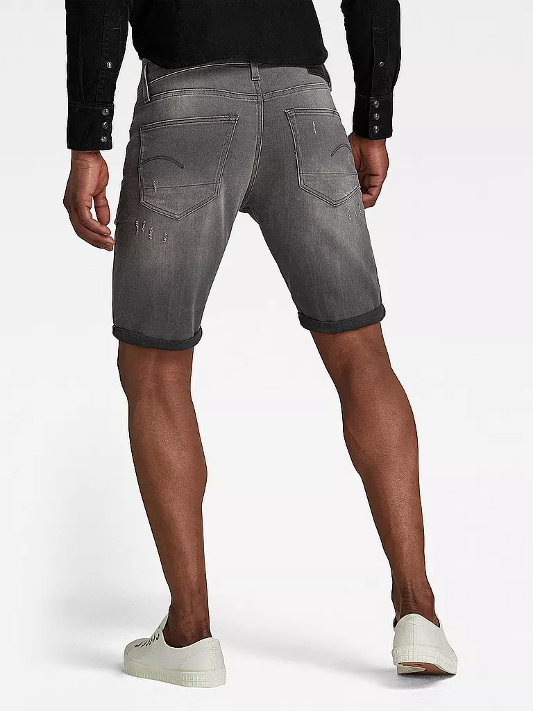 G-STAR RAW | Jeans Shorts 3301 | grau