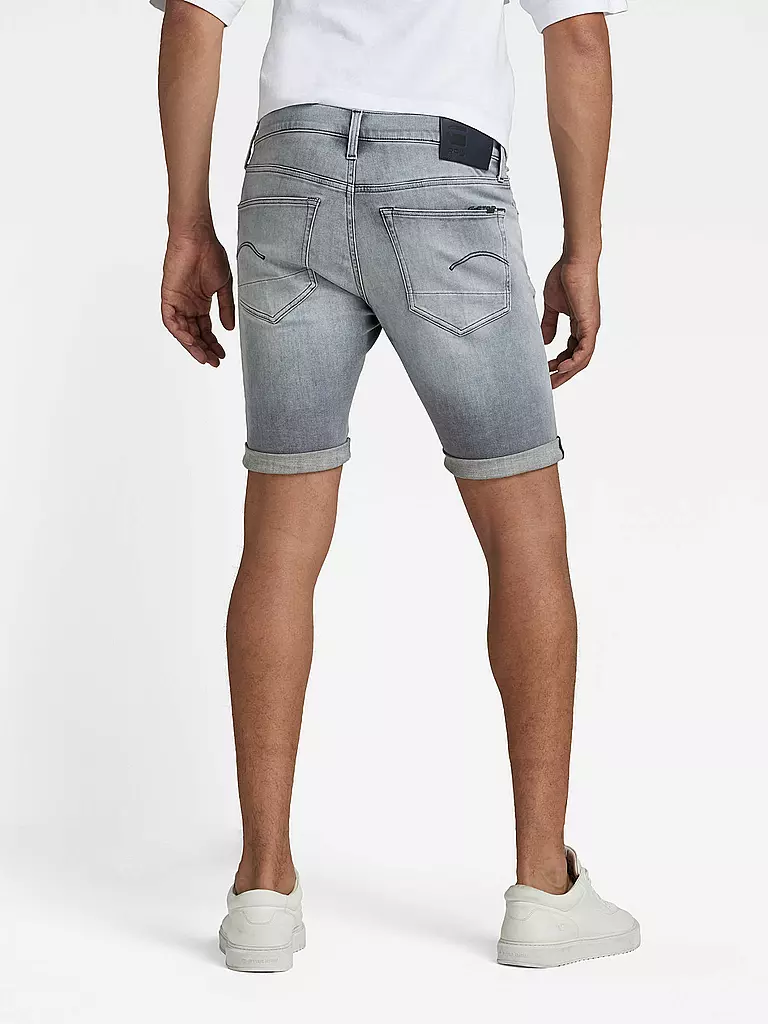 G-STAR RAW | Jeans Shorts Slim Fit " 3301 " | grau