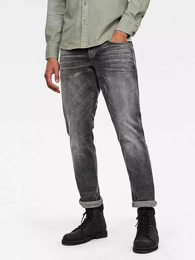 G-STAR RAW | Jeans Straight Tapered Fit | schwarz