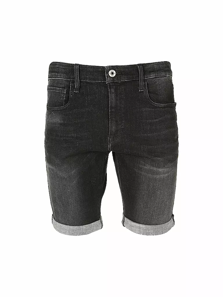 G-STAR RAW | Jeansshorts Slim Fit " 3301 " | schwarz