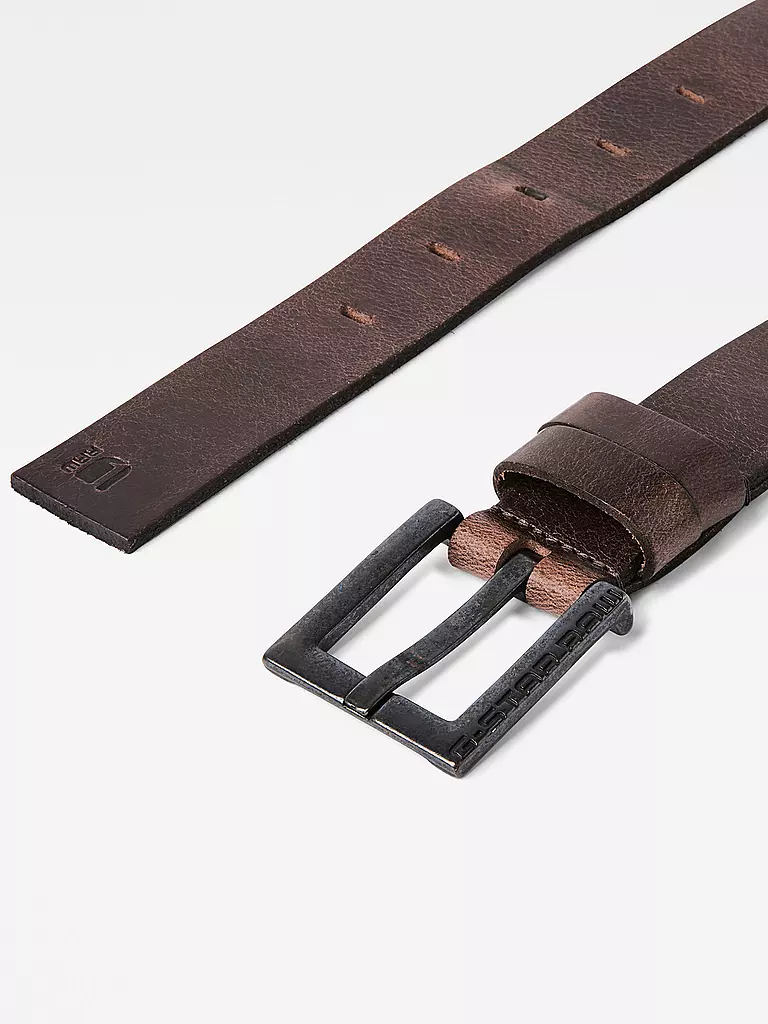 G-STAR RAW | Ledergürtel DUKO BELT  | braun