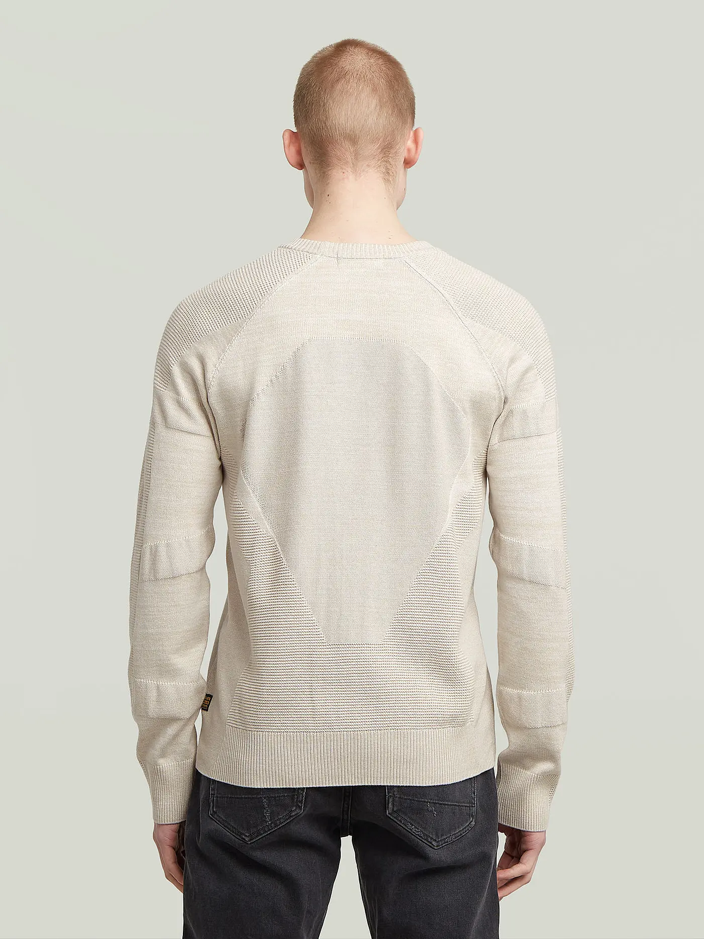 G-STAR RAW | Pullover 3D BIKER | beige