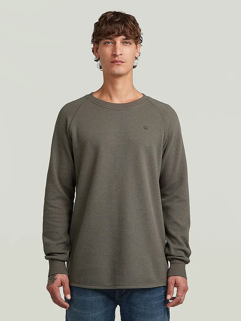 G-STAR RAW | Sweater JIRGI R T L S  | hellgrau