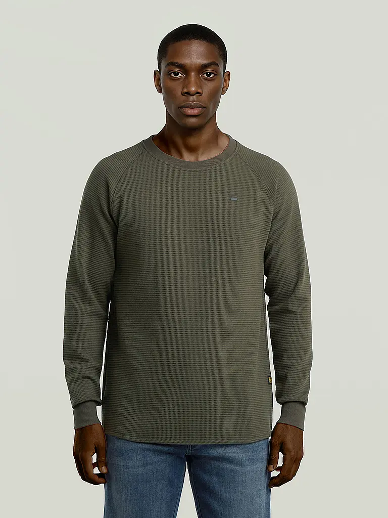 G-STAR RAW | Sweater JIRGI R T L S  | grau