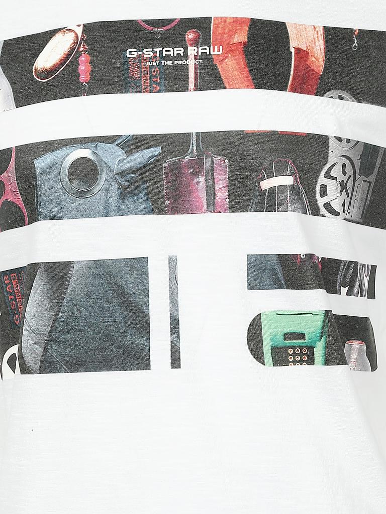 G-STAR RAW | T Shirt " Objects " | weiß