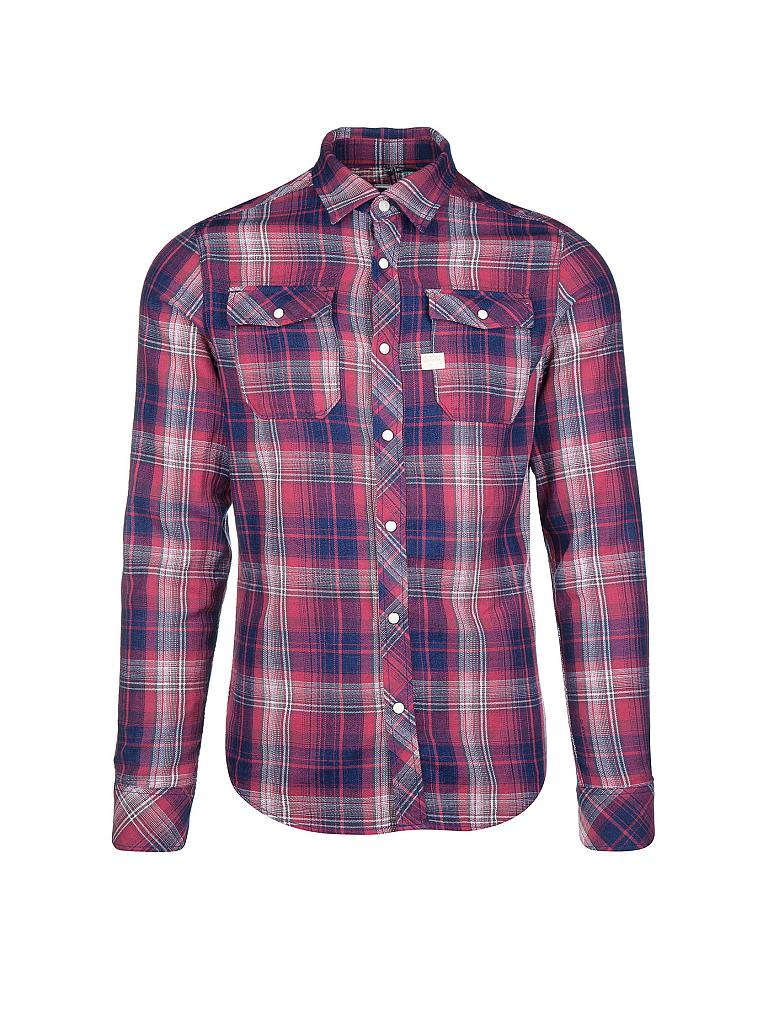 G-STAR | Hemd Slim-Fit "Landoh" | rot