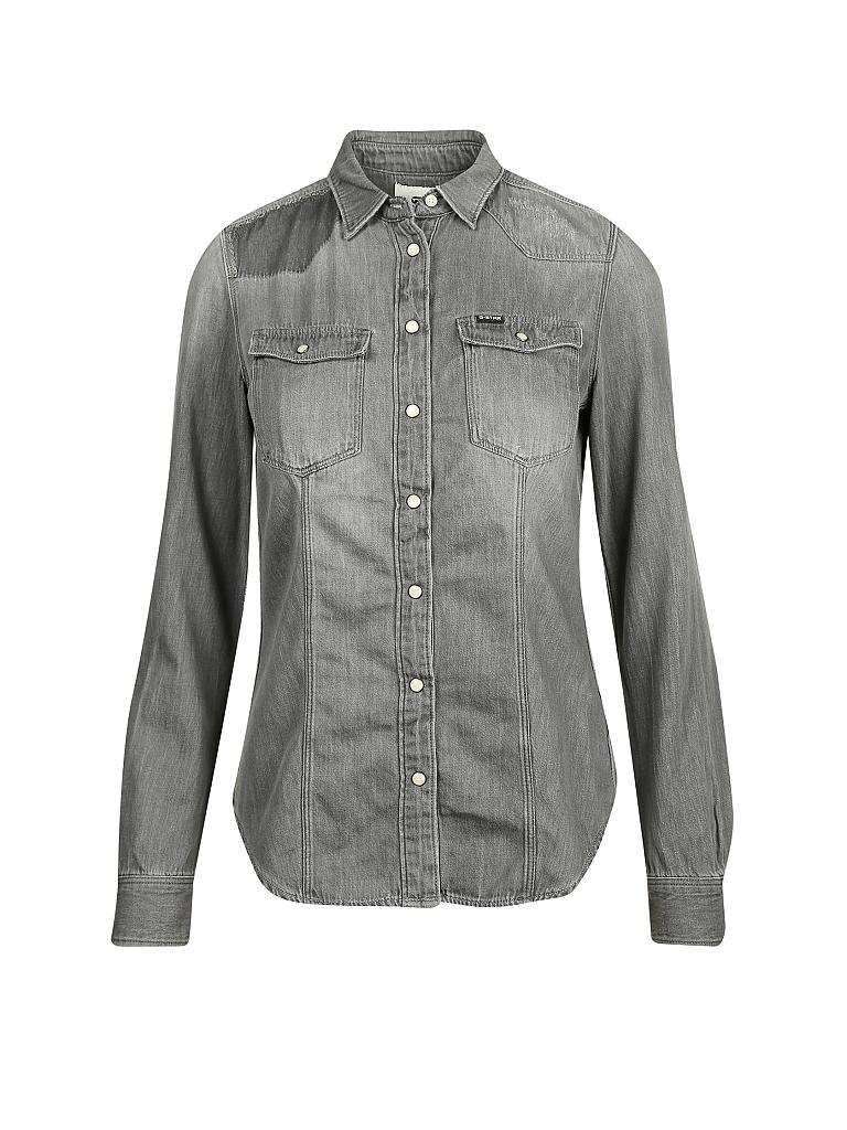 G-STAR | Jeansbluse | grau