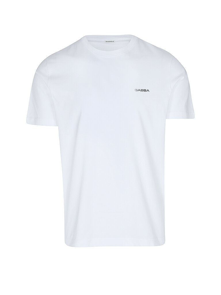 GABBA T-Shirt DUNE LOGO weiss | XL