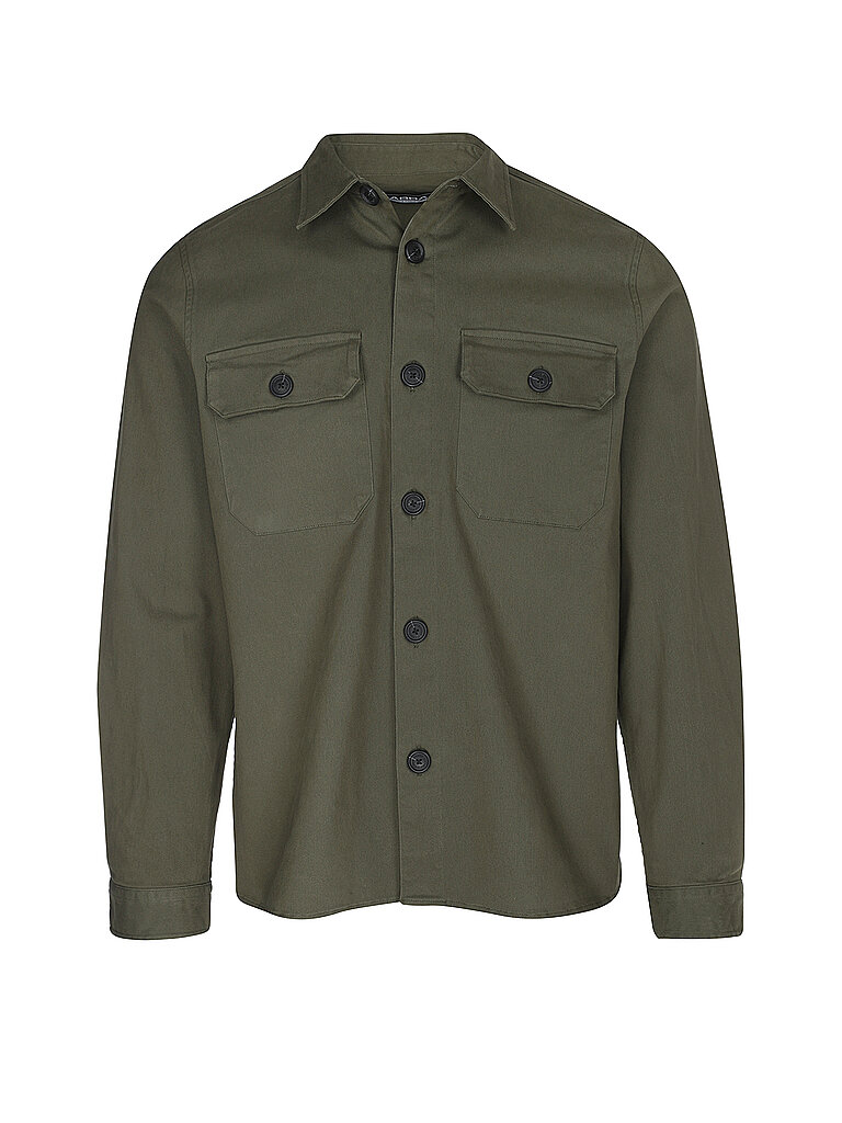 Overshirt Topper olive S herren