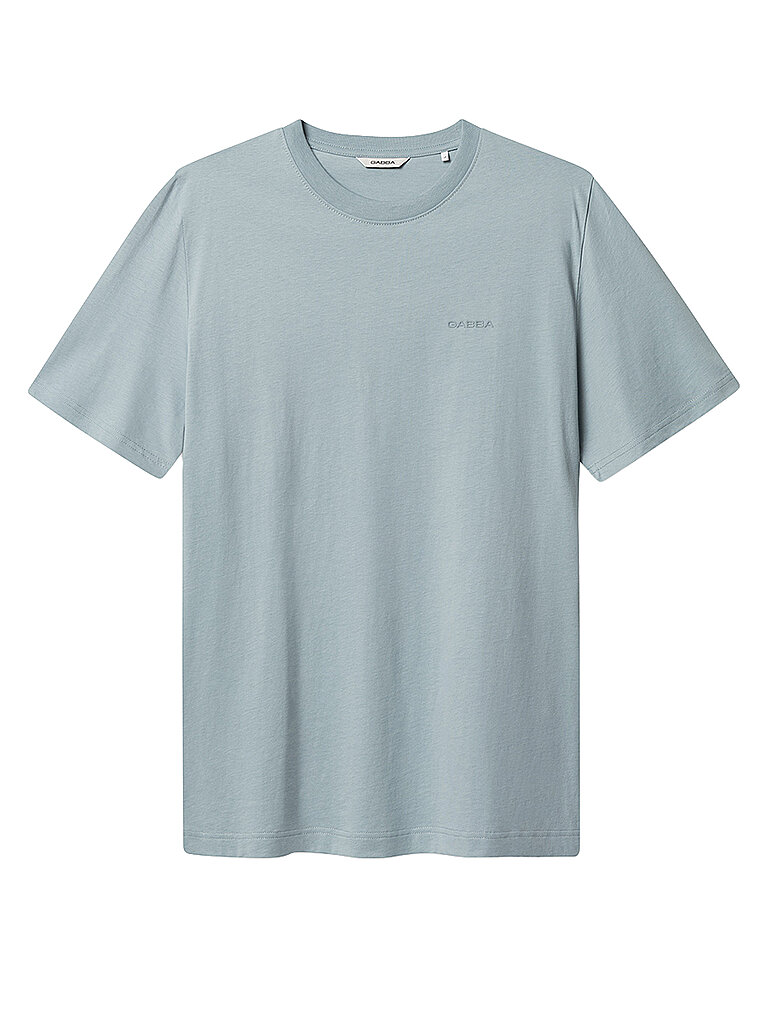 GABBA T-Shirt GABDUNE LOGO hellblau | S