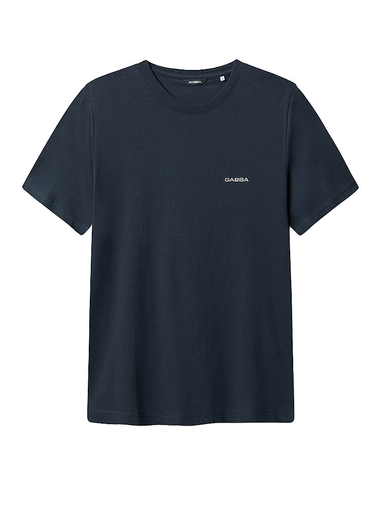 GABBA T-Shirt GABDUNE LOGO dunkelblau | XL