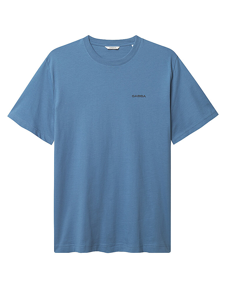 GABBA T-Shirt GABDUNE LOGO blau | S
