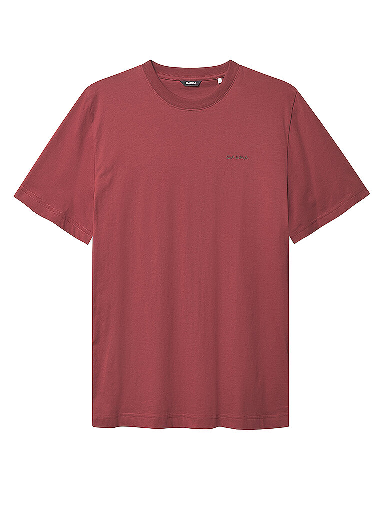 GABBA T-Shirt GABDUNE LOGO dunkelrot | XXL