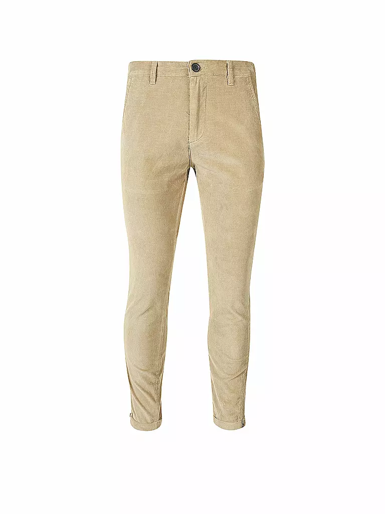 GABBA | Cordhose Straight Slim Fit " Pisa Cord " | beige