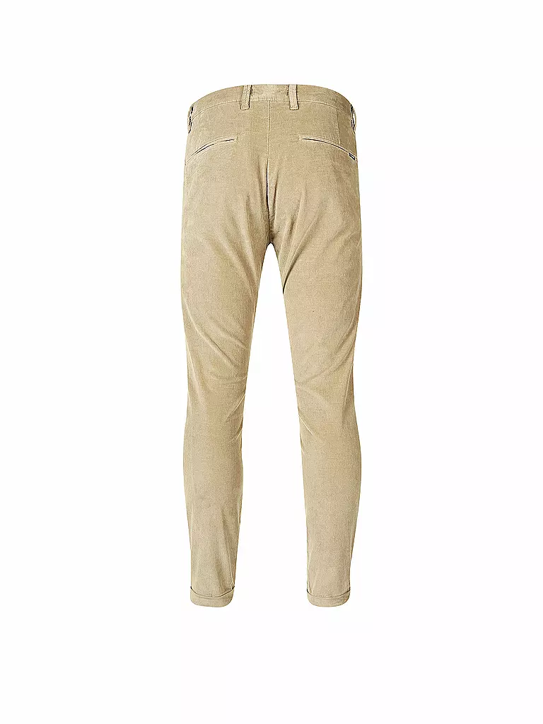 GABBA | Cordhose Straight Slim Fit " Pisa Cord " | beige