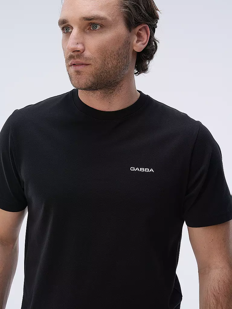 GABBA | T-Shirt DUNE LOGO | schwarz