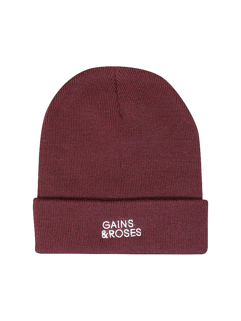 GAINS AND ROSES | Mütze - Beanie | rot