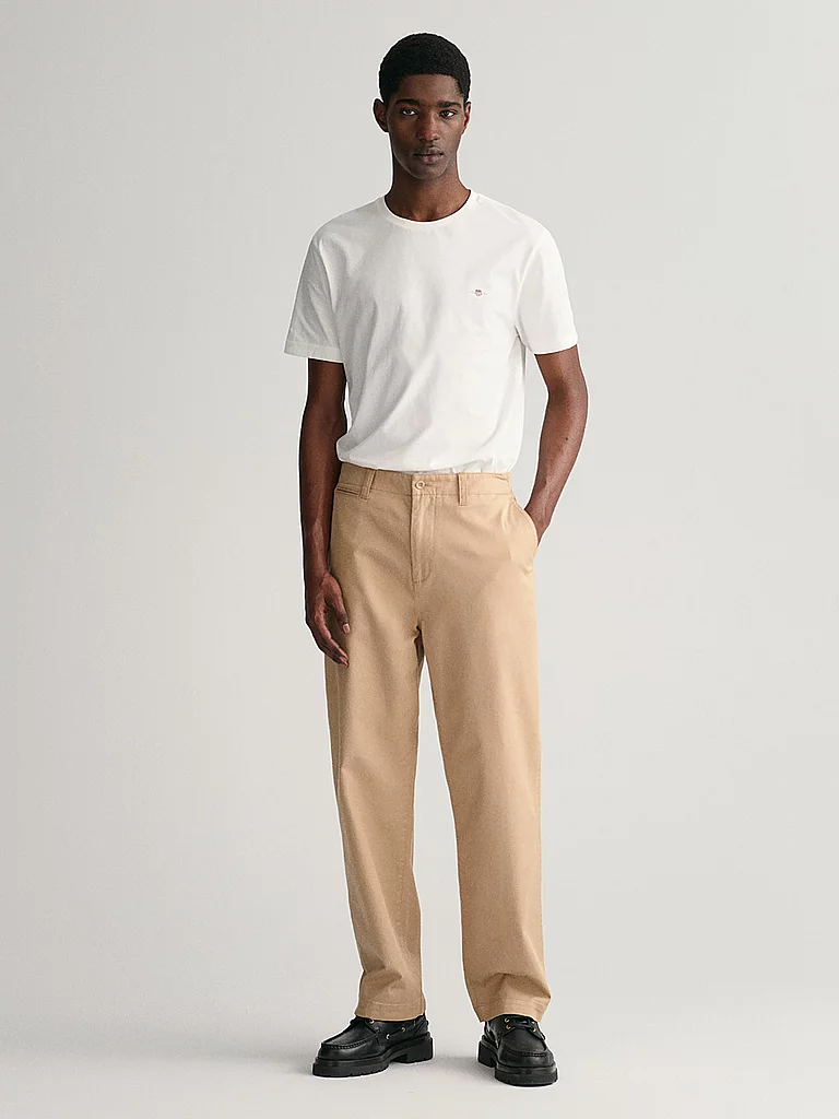 GANT Regular Fit Shield T-Shirt Herr, White, L 3