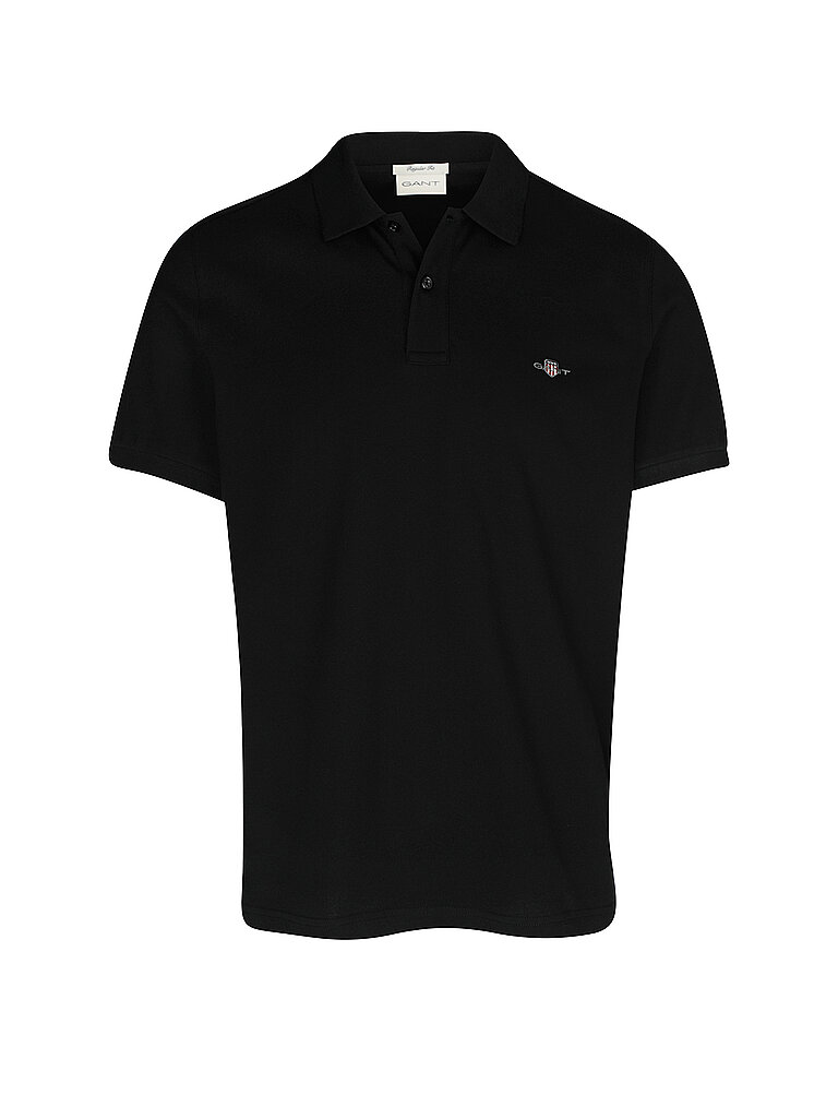Poloshirt Regular Fit schwarz 4XL herren