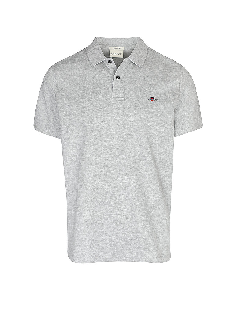 GANT Poloshirt Regular Fit grau | S