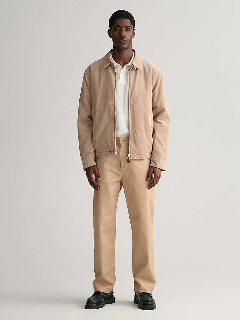 GANT Regular Fit Shield Pique Herr, White, M 3