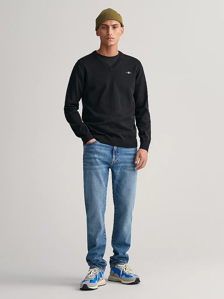 Gant Pull 8030561 Classic Black 3XL Homme 4