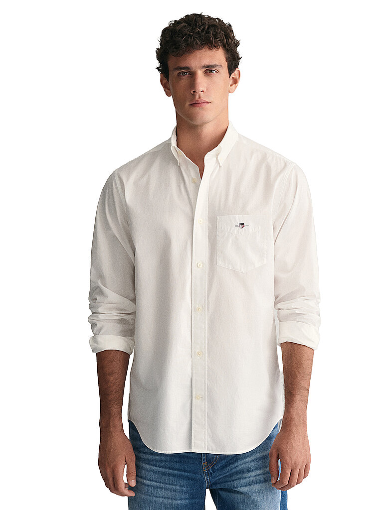 GANT Hemd Regular Fit  weiss | M