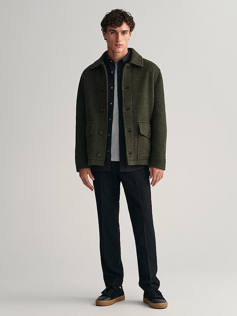 Gant Chemise à Manches Longues Reg Black M Homme 2