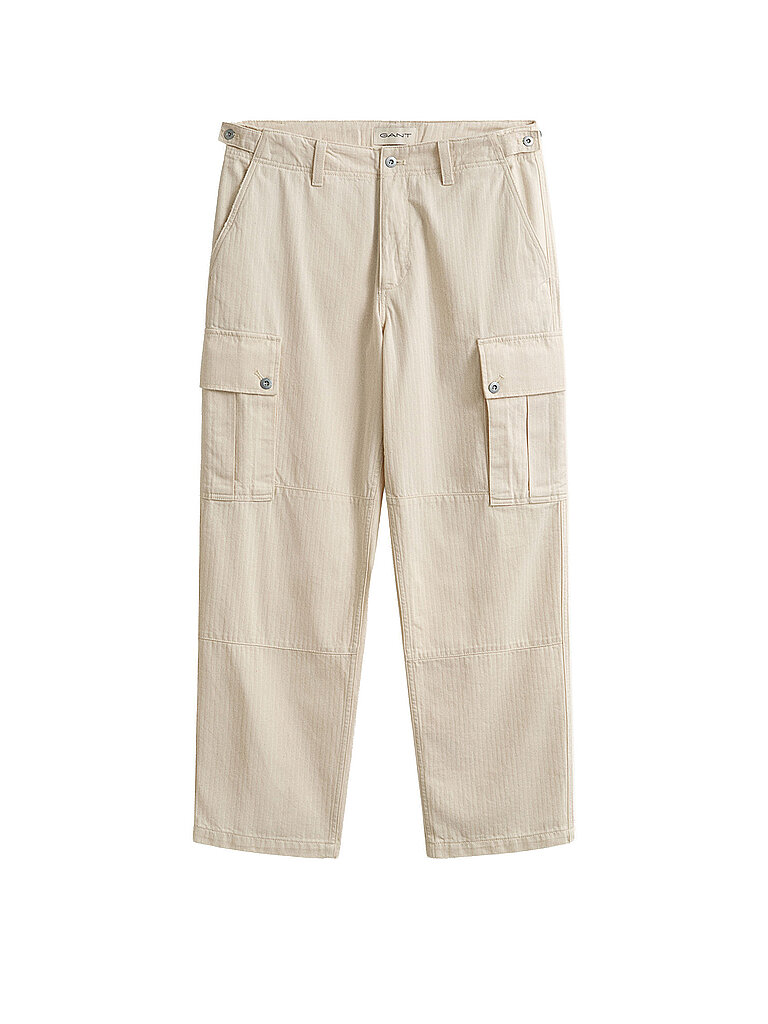 Cargohose creme 30/L32 herren