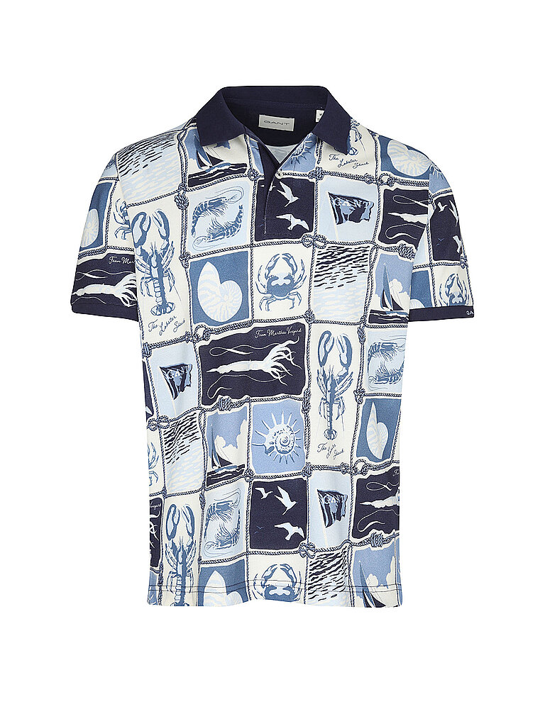 GANT Poloshirt blau S herren