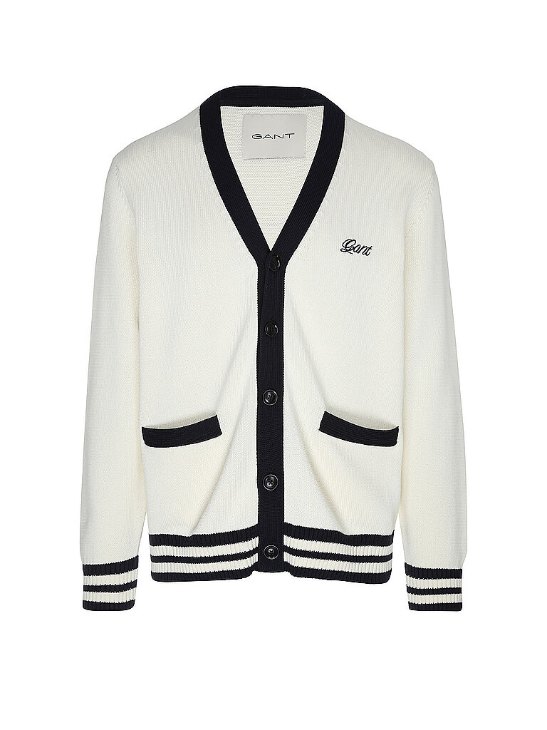 GANT Strickjacke creme M herren