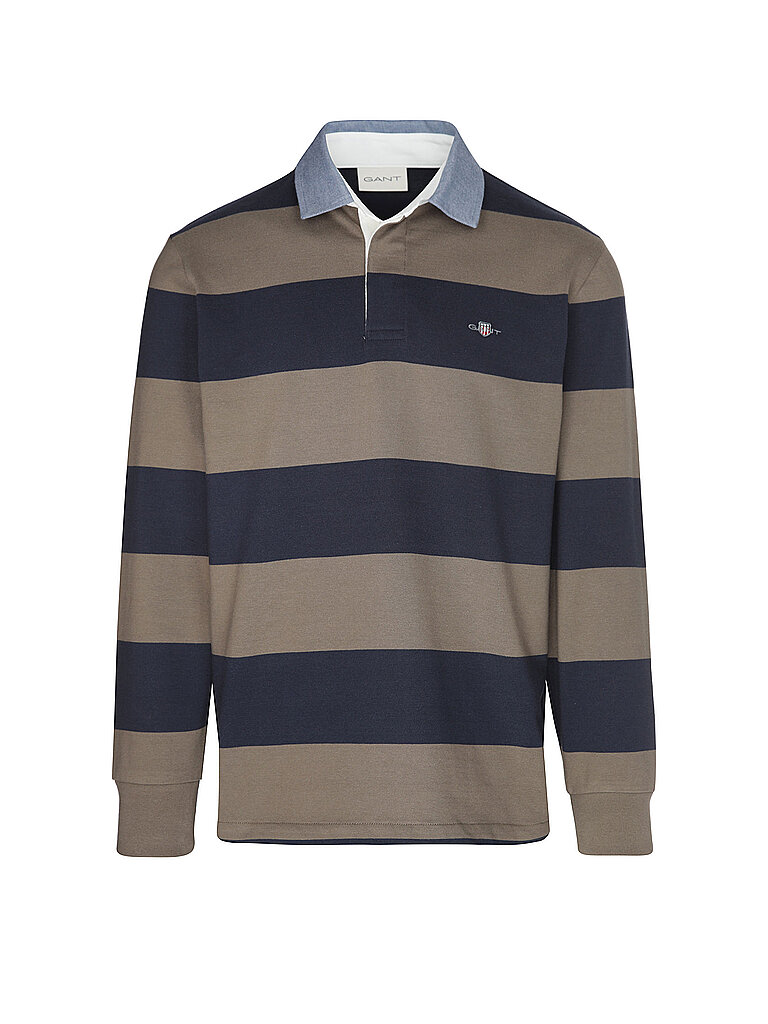 GANT Rugby Shirt braun | L