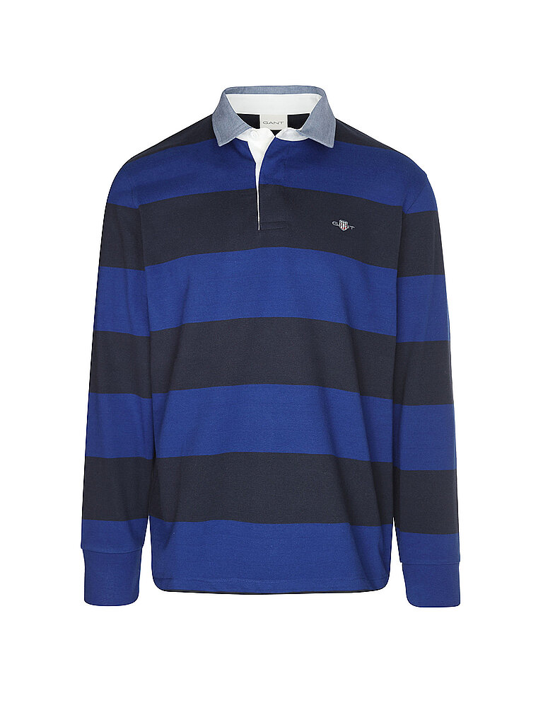 GANT Rugby Shirt blau | S