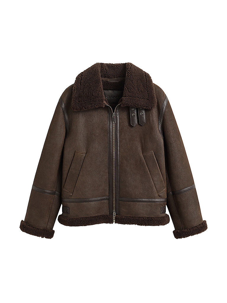 GANT Shearling Jacke schwarz | L