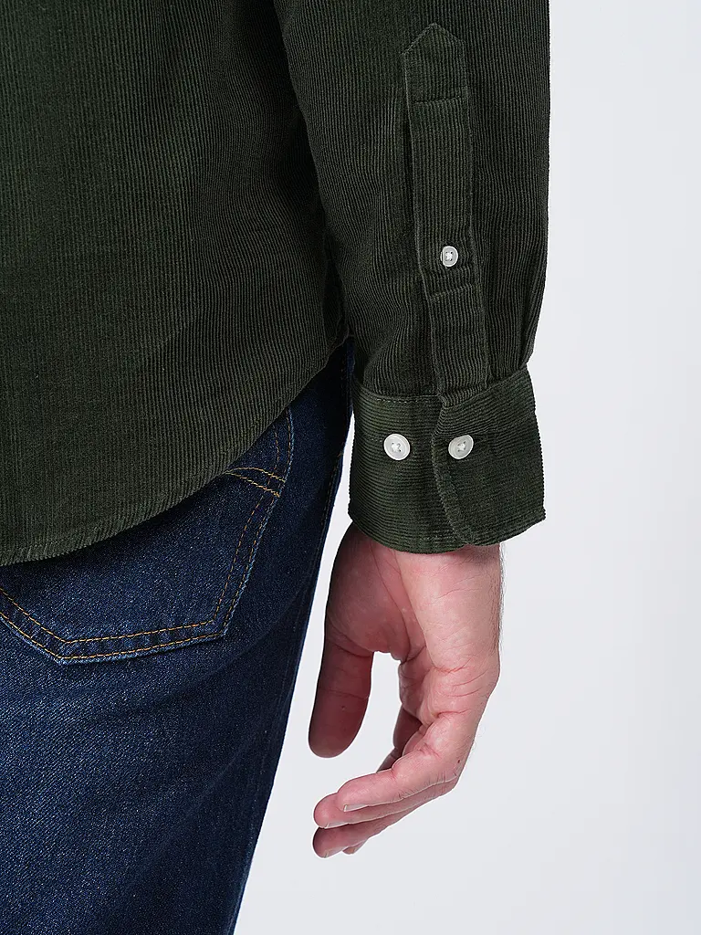 GANT | Cordhemd  | Dunkelgrün