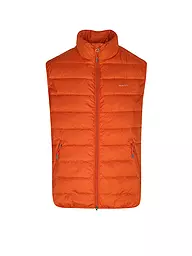 GANT | Daunensteppgilet | orange