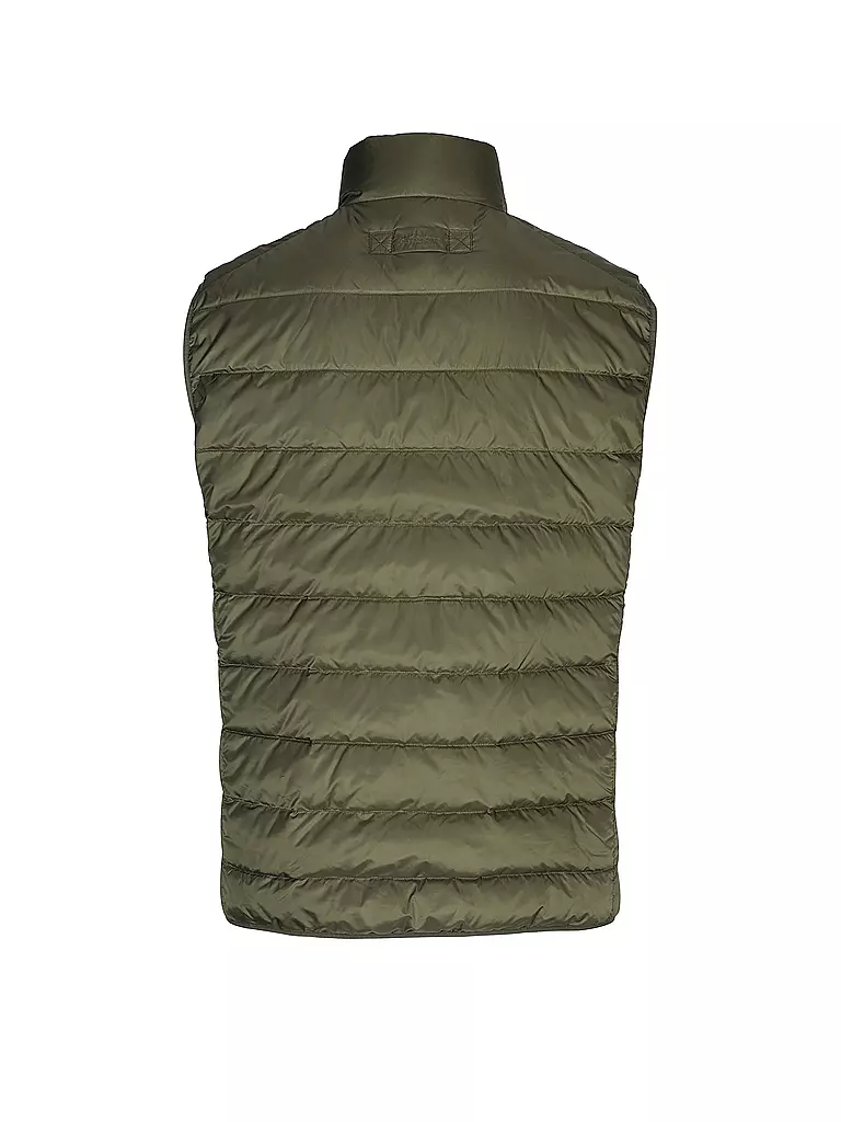 GANT | Daunensteppgilet | dunkelgrün