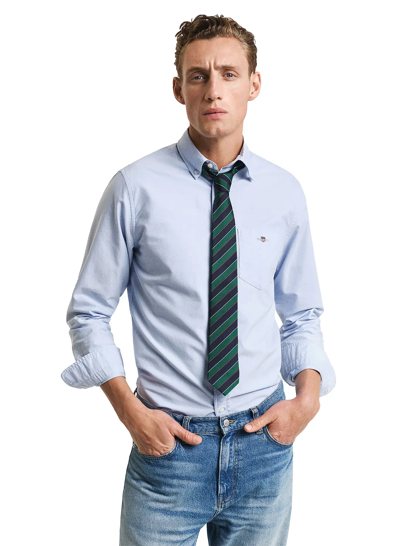 GANT | Hemd Regular Fit | hellblau