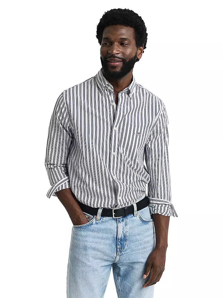 GANT | Hemd Regular Fit  | weiss