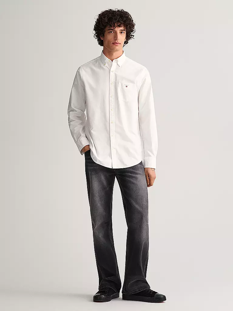 GANT | Hemd Regular Fit  | weiss