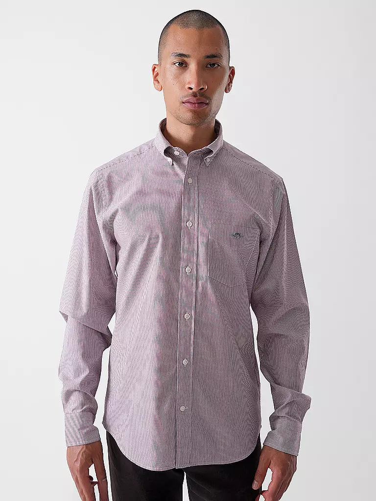 GANT | Hemd Regular Fit | dunkelgrün