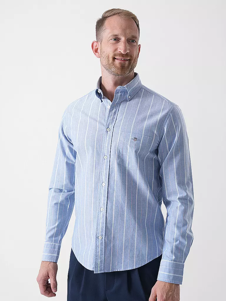 GANT | Hemd Regular Fit | hellblau