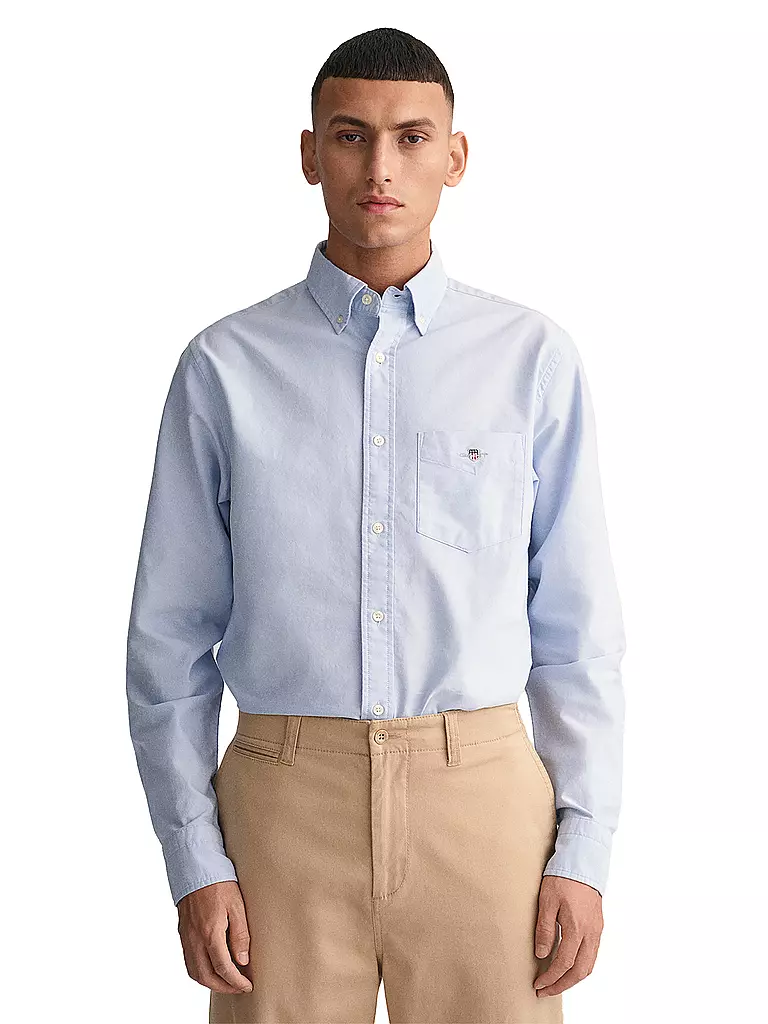 GANT | Hemd Regular Fit | hellblau