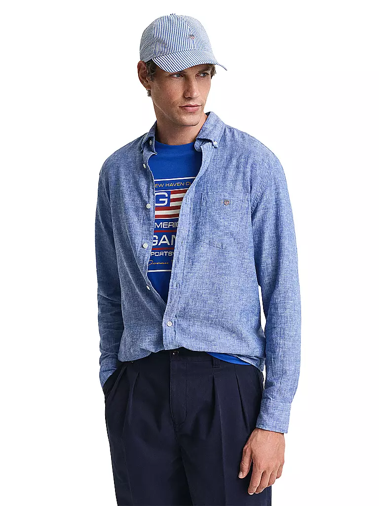 GANT | Hemd Regular Fit | grün