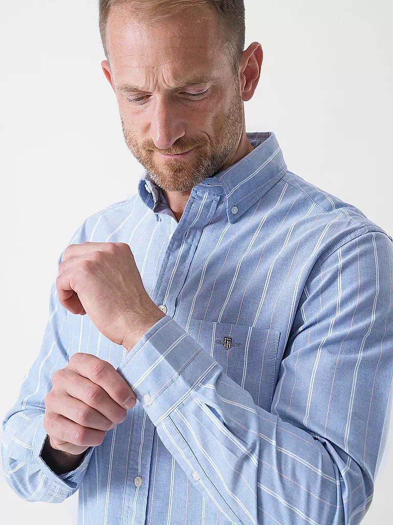 GANT | Hemd Regular Fit | hellblau