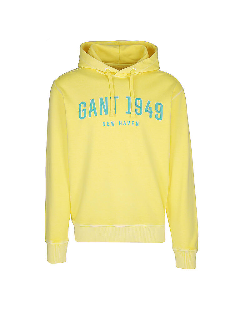 gelb Hoodie GANT Kapuzensweater